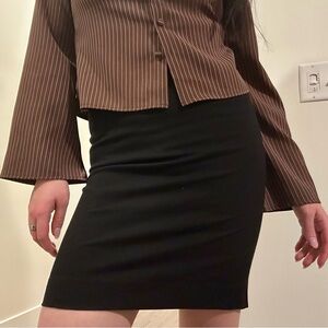 Elegant Black Pencil Skirt